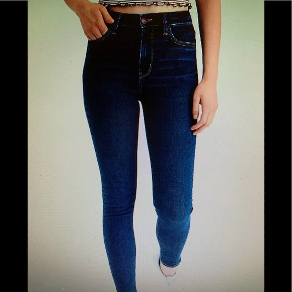 WOMENS AMERICAN EAGLE HI WAIST JEGGINGS SIZE 8 NWT - Picture 1 of 4